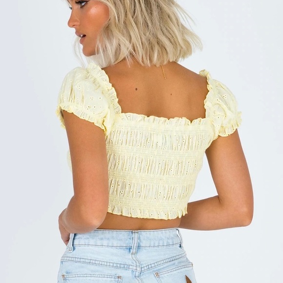 Princess Polly Yellow Top - Picture 8 of 9